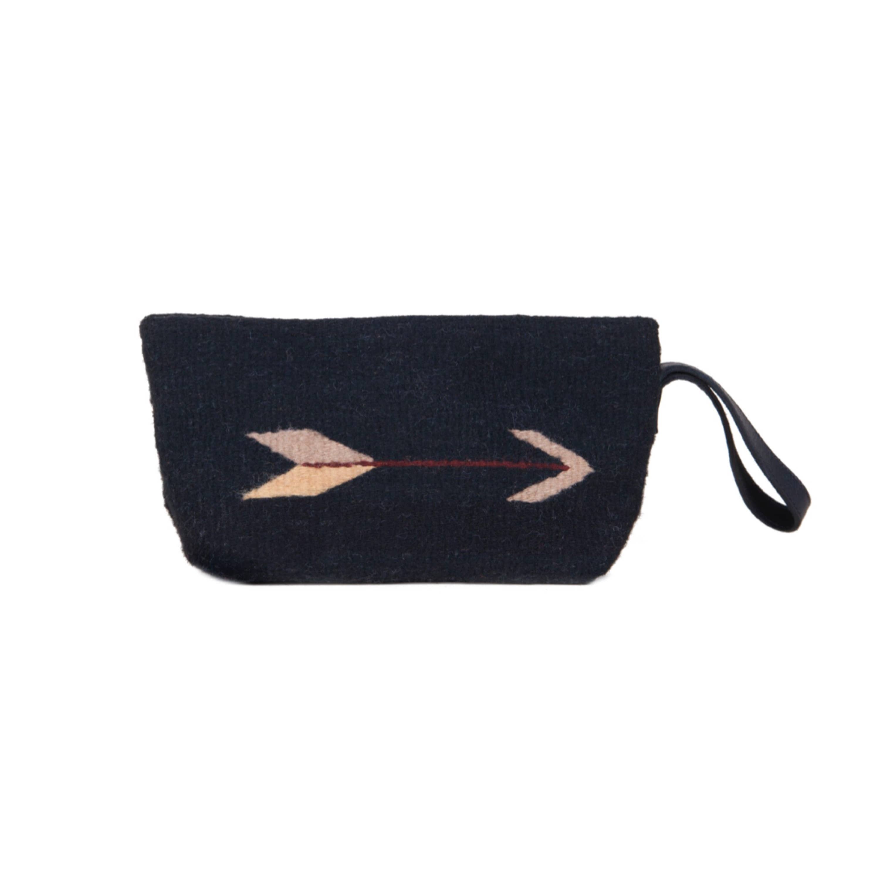 Midnight Arrow Wristlet
