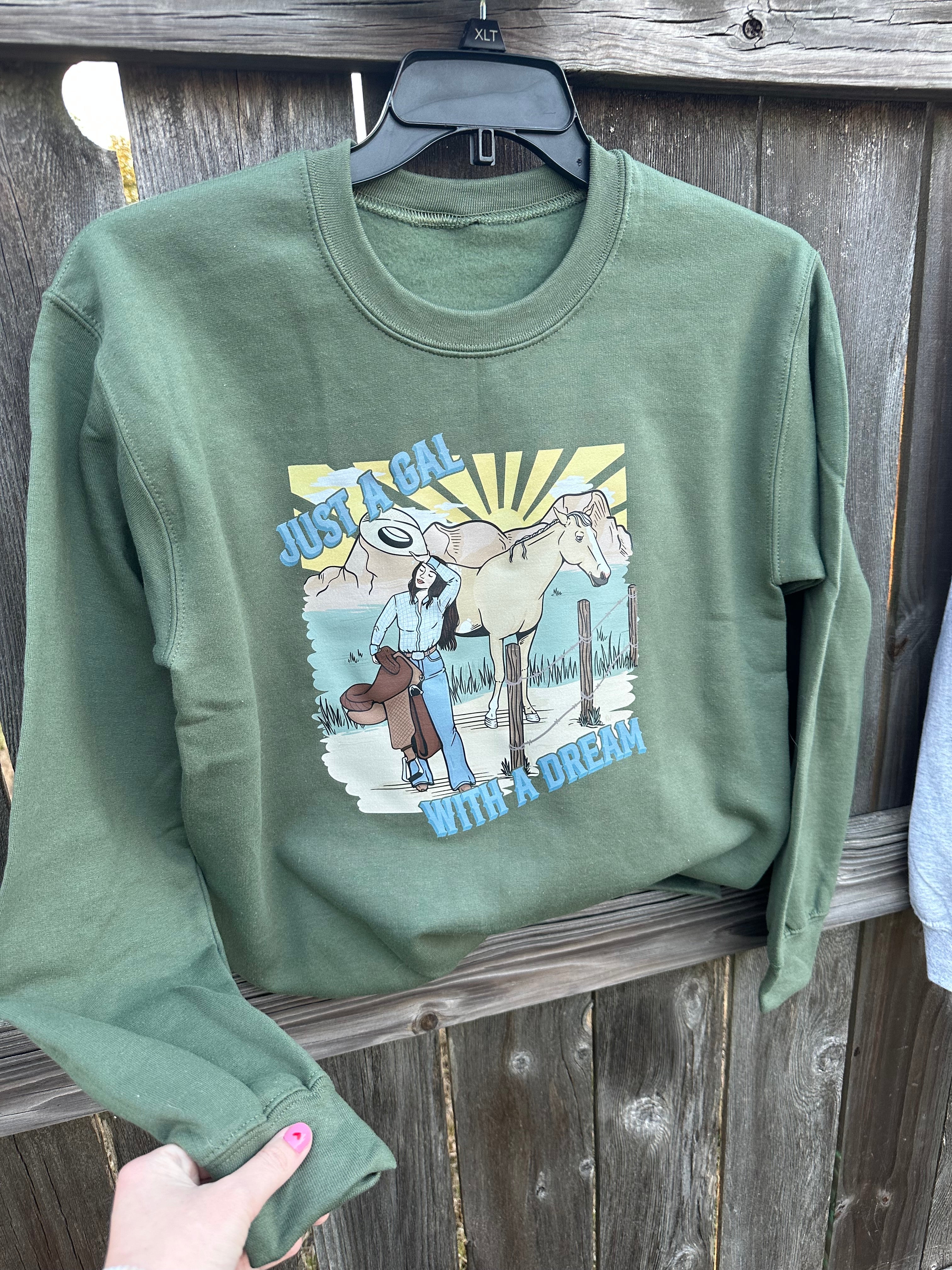 Just a cowgal with a dream Graphic