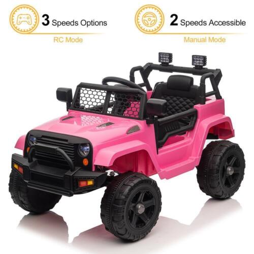1-Seater Kids Electric Car with Remote Control and 4 Wheels - 12V Ride on Toy