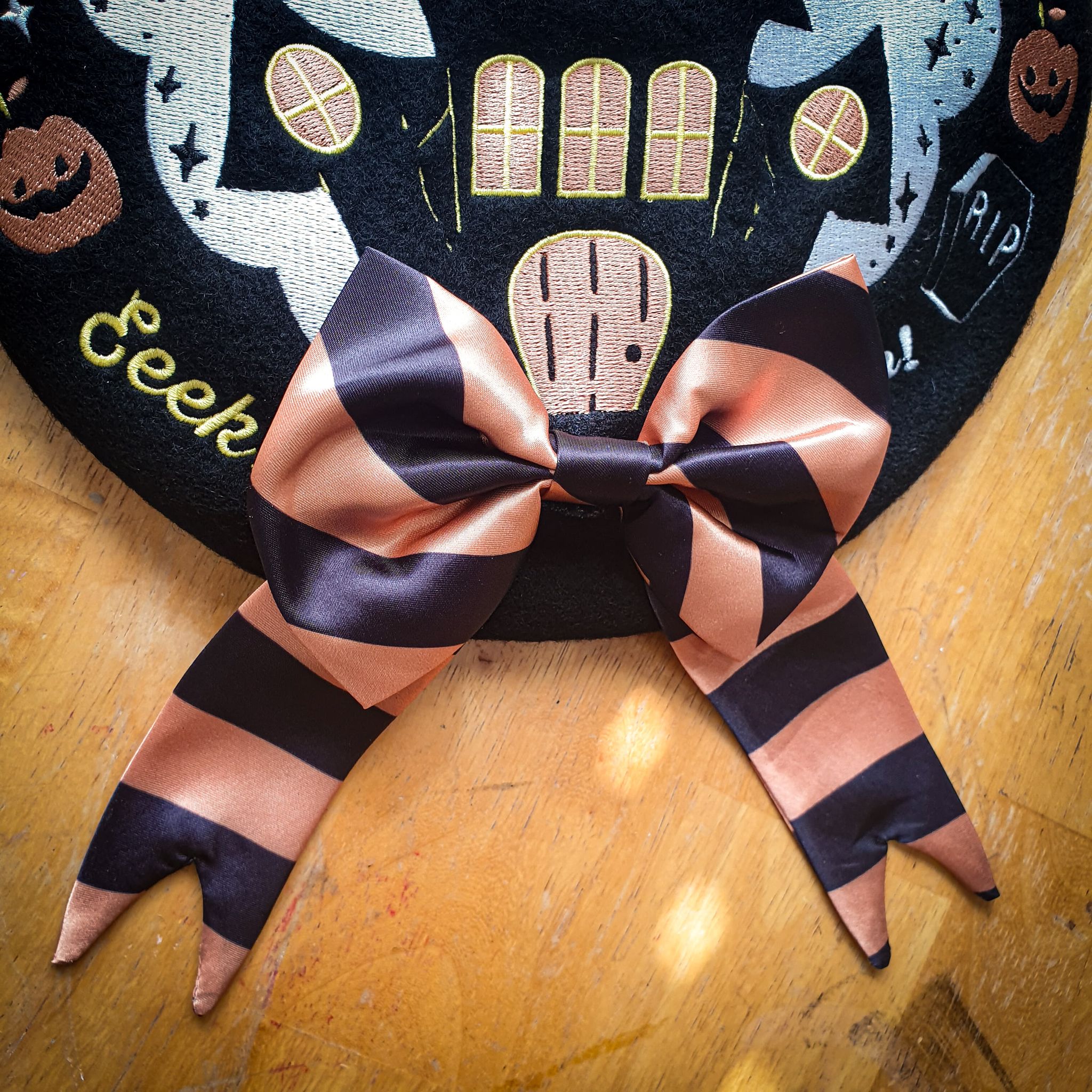 Home Sweet Home Haunted House Wool Beret