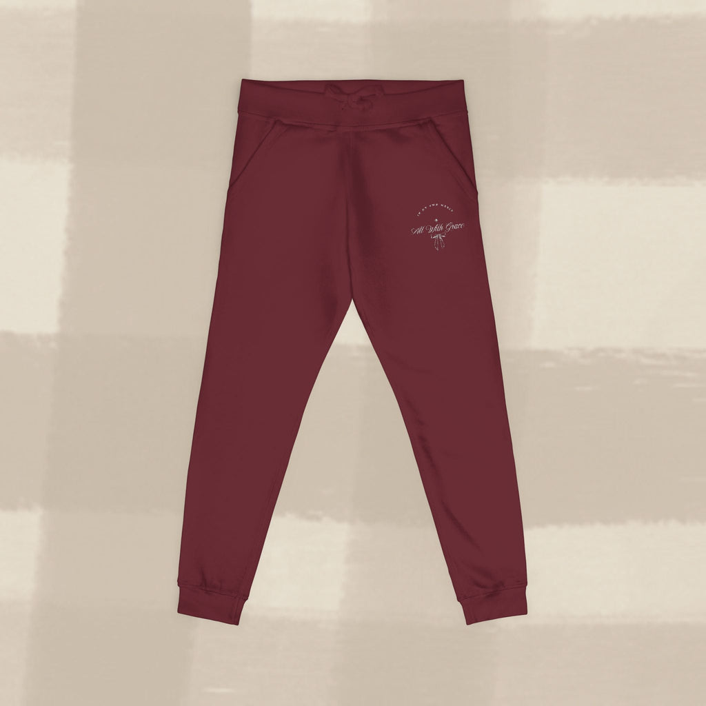 "WITH GRACE" JOGGERS X EGGSHELL EMBROIDERY