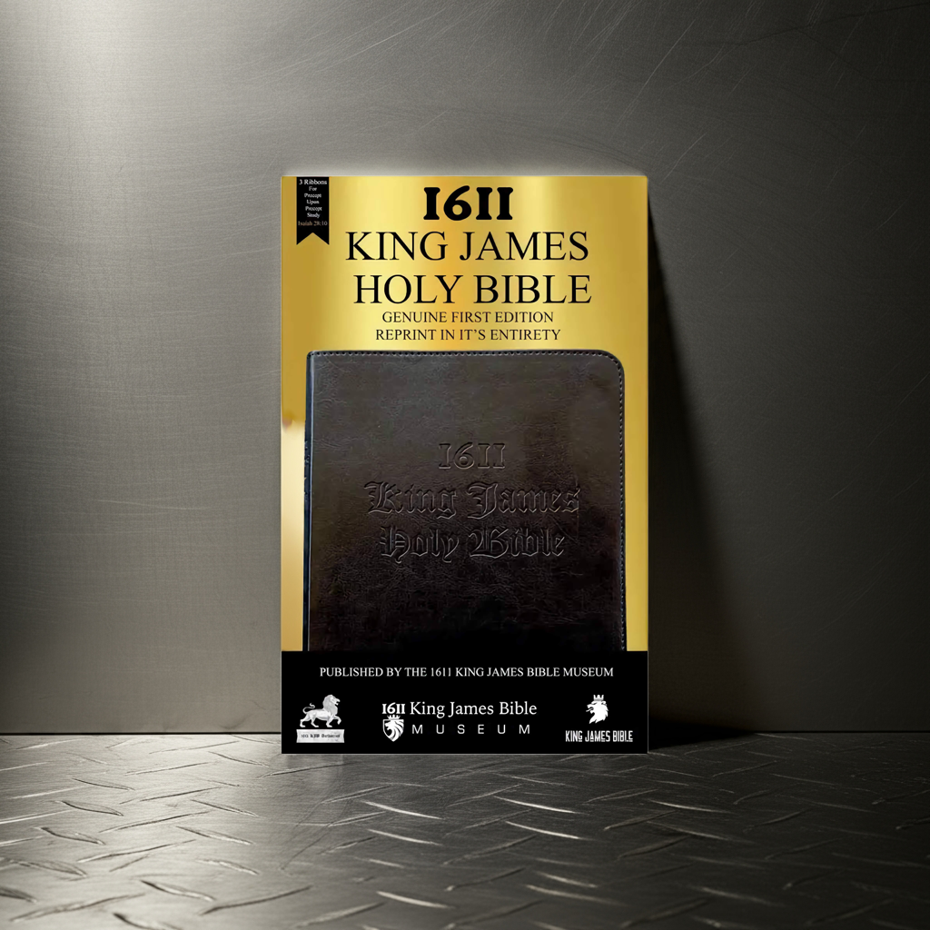 1611 King James Bible - Black