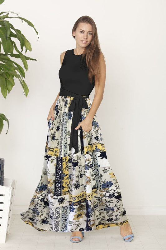 Women's Boho Handkerchief Plus Size Maxi Dress