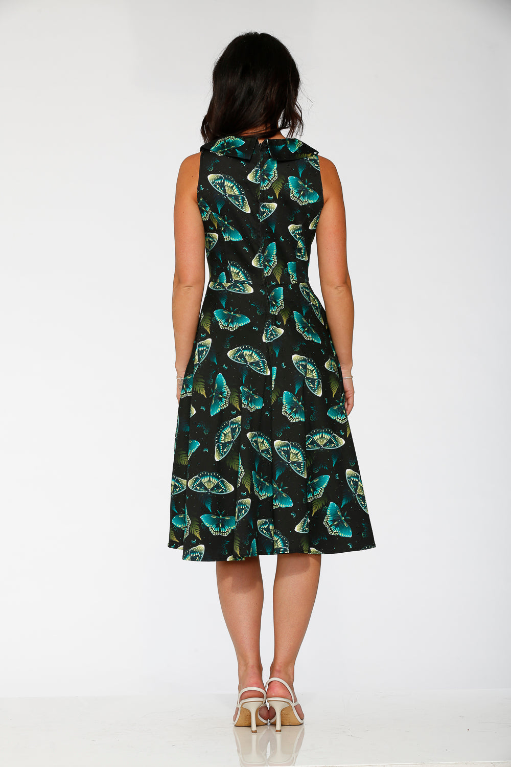 23242 Dark and Mystical Butterfly Swing Dress