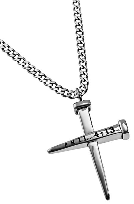 2 Nail Cross Necklace