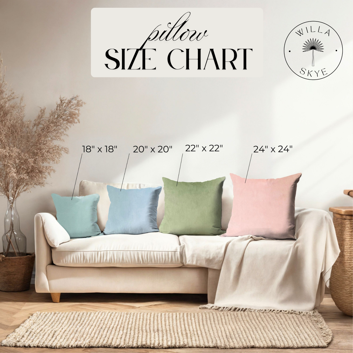 Plush Velvet Pillow Cover - Salmon