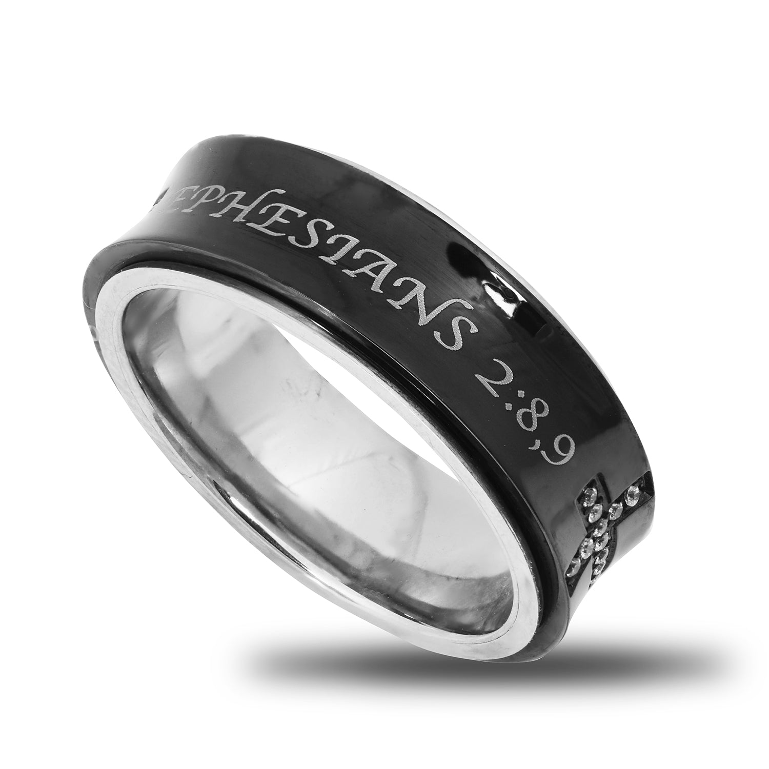 Black Spinner Ring