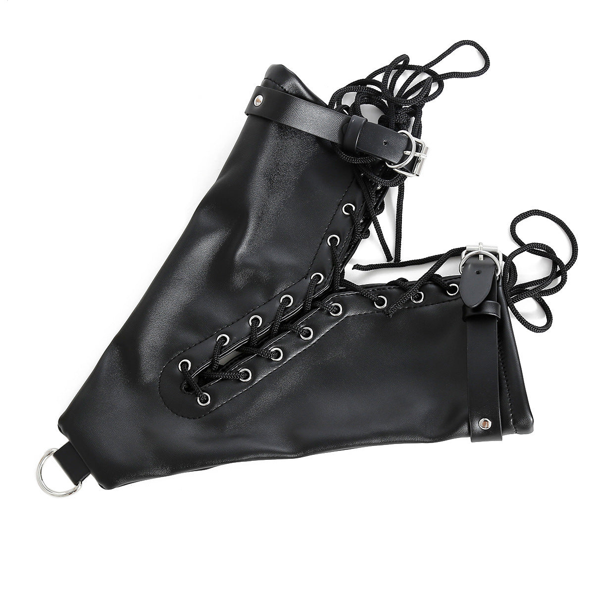 Locked Cutie Hand Cuffs – Black Leather Restraint