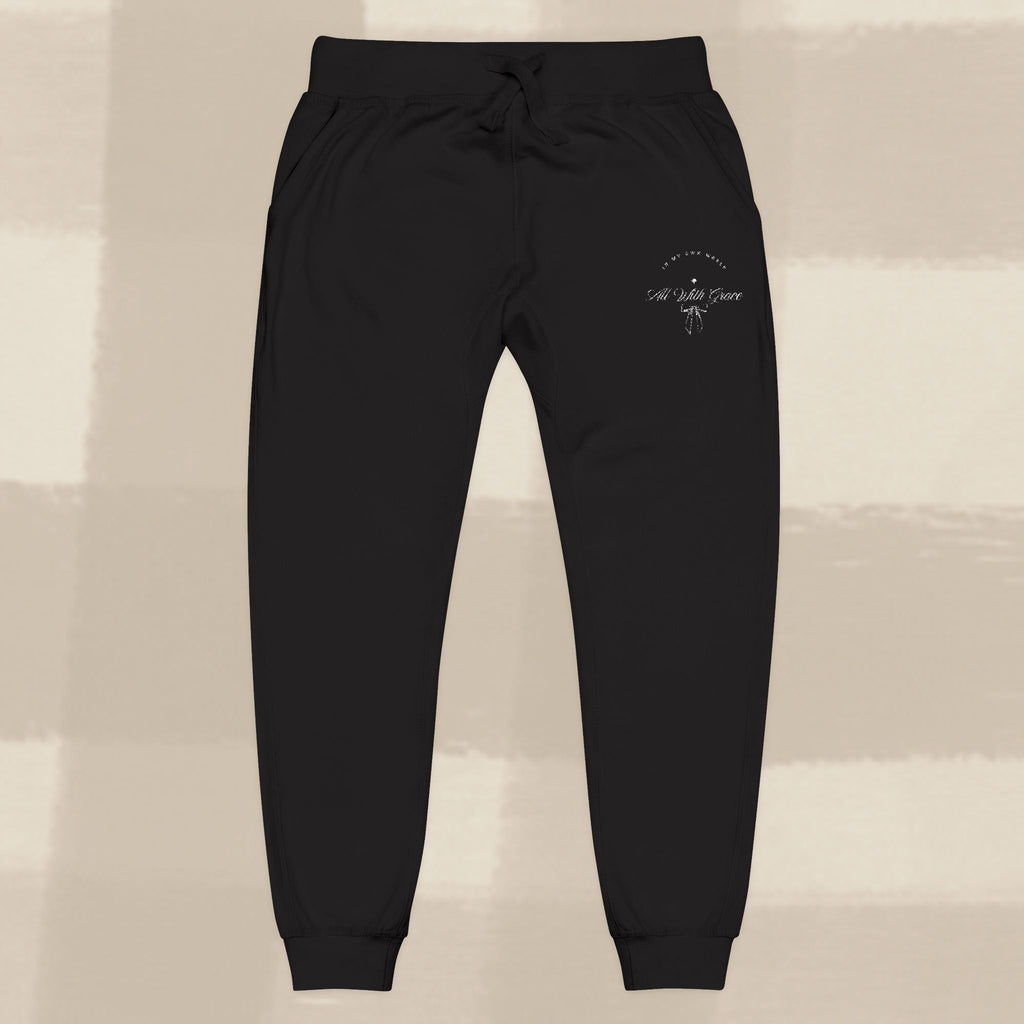 "WITH GRACE" JOGGERS X EGGSHELL EMBROIDERY