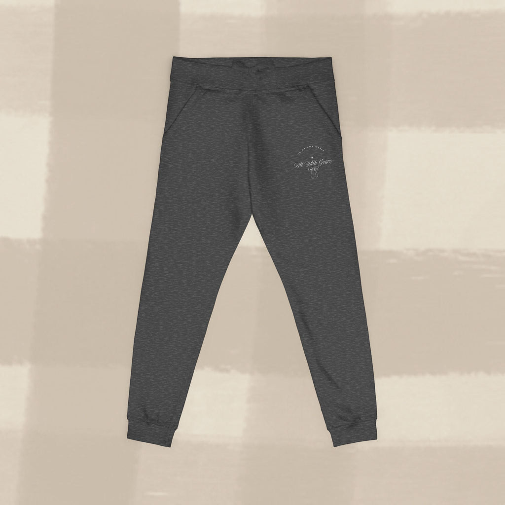 "WITH GRACE" JOGGERS X EGGSHELL EMBROIDERY