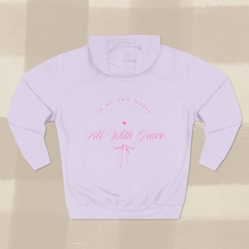 "WITH GRACE" HOODIE  X PINK TYPE