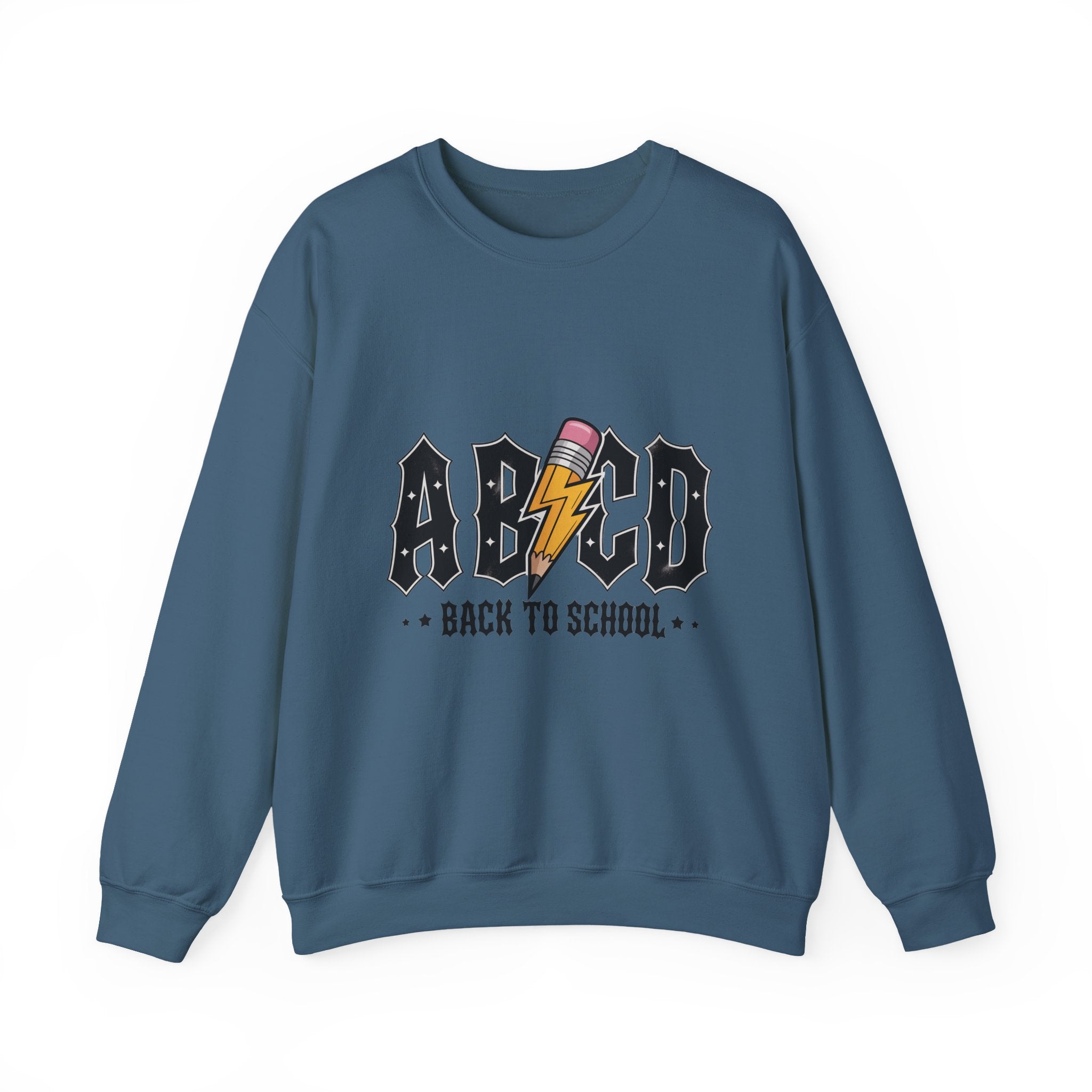 Back to School Crewneck Sweatshirt, Unisex Sweatshirt, Lightweight Sweater, School Apparel, Teacher Gift, Trendy Fashion