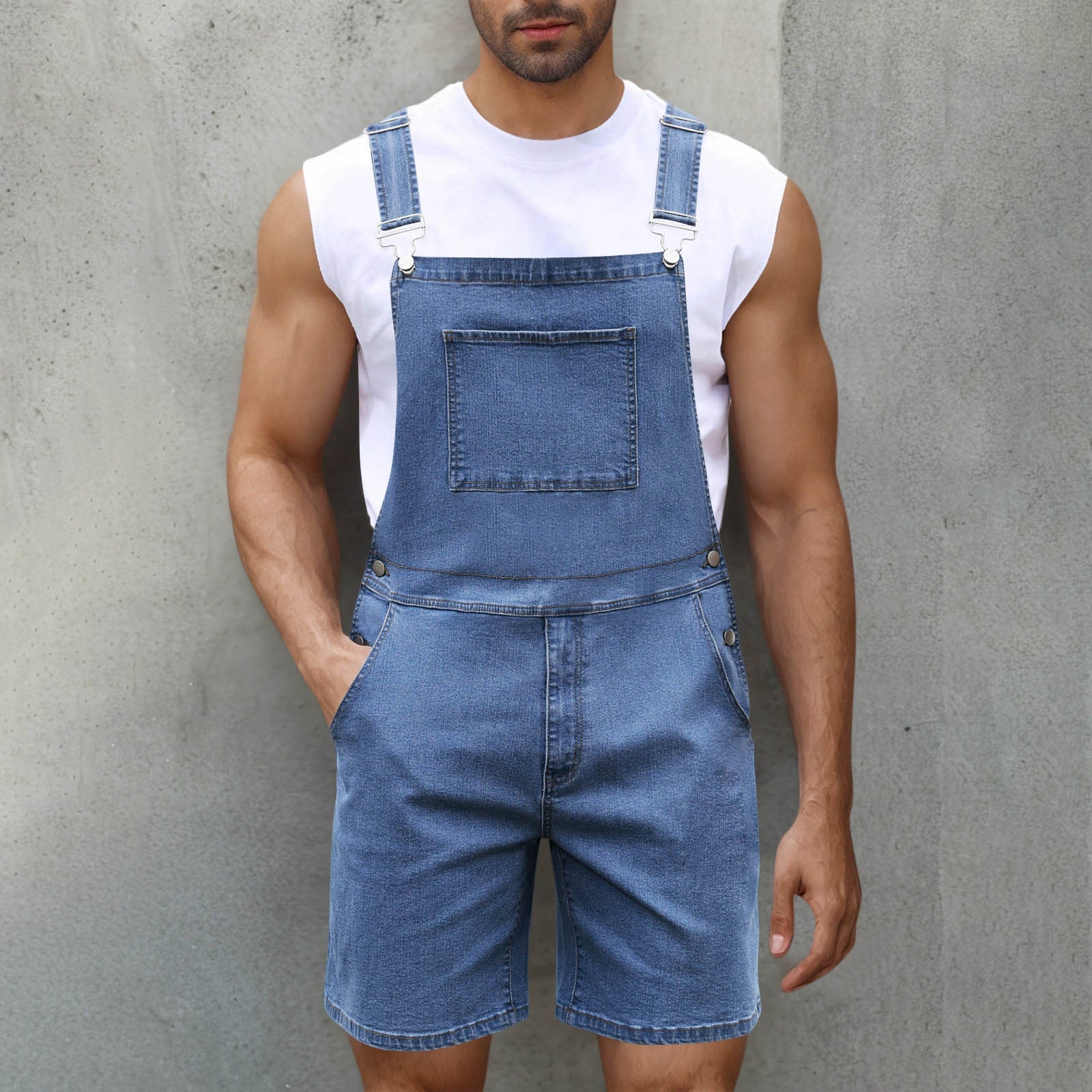 Cuddlecore Denim Shortalls