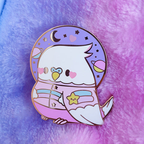 Astro Birb Kawaii Enamel Pin