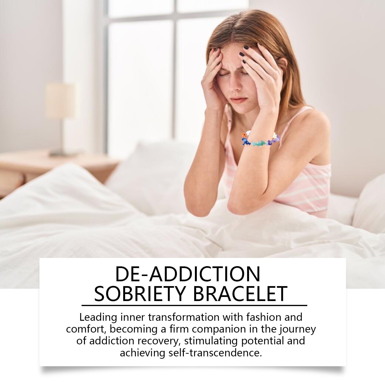 Colorful Crystal Bracelet, Everyday Hand With Decorative Personality Style Fashion Single Wrist Bracelet