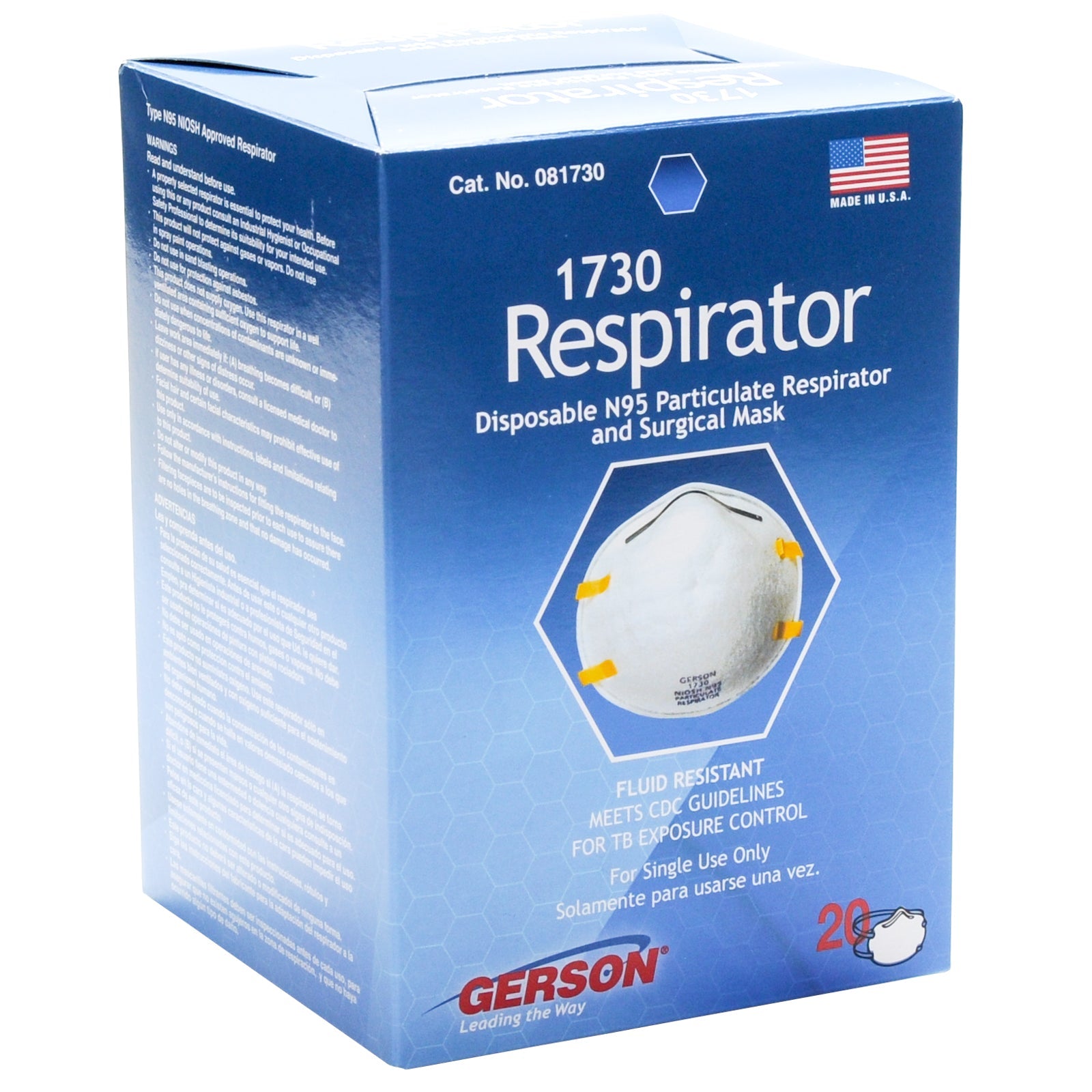 Gerson N95 Particulate Respirator Mask 464696