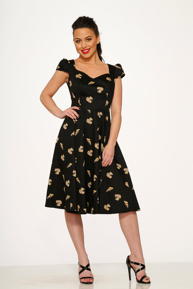9836 Love New York Pizzeria Swing Dress