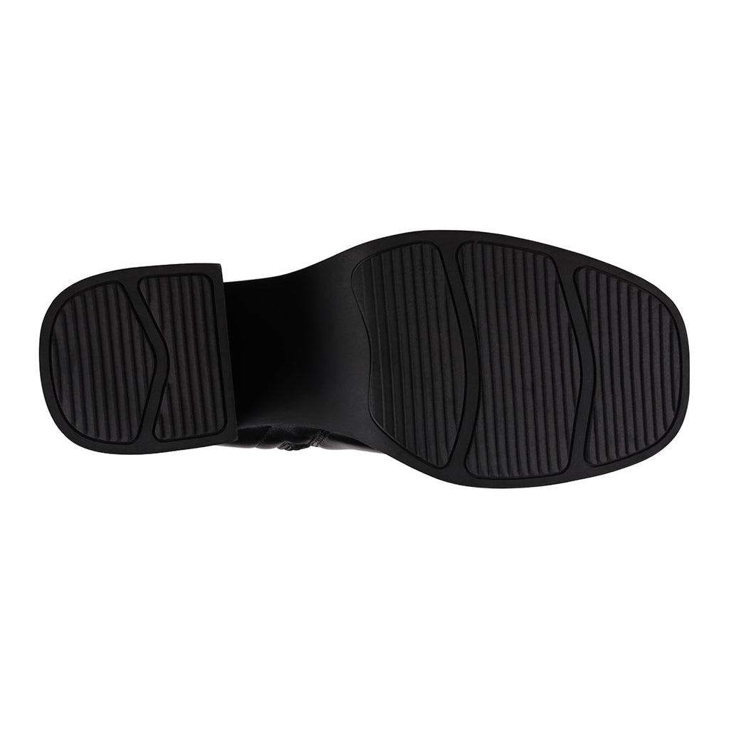 Women's Ayla Classic Black Vegan Leather Riding Boots