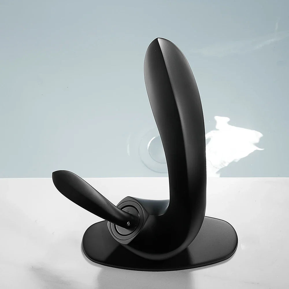 Leaf Silhouette Bathroom Sink Faucet: Modern Single-Handle Design with Essential Accessories & Deck Plate