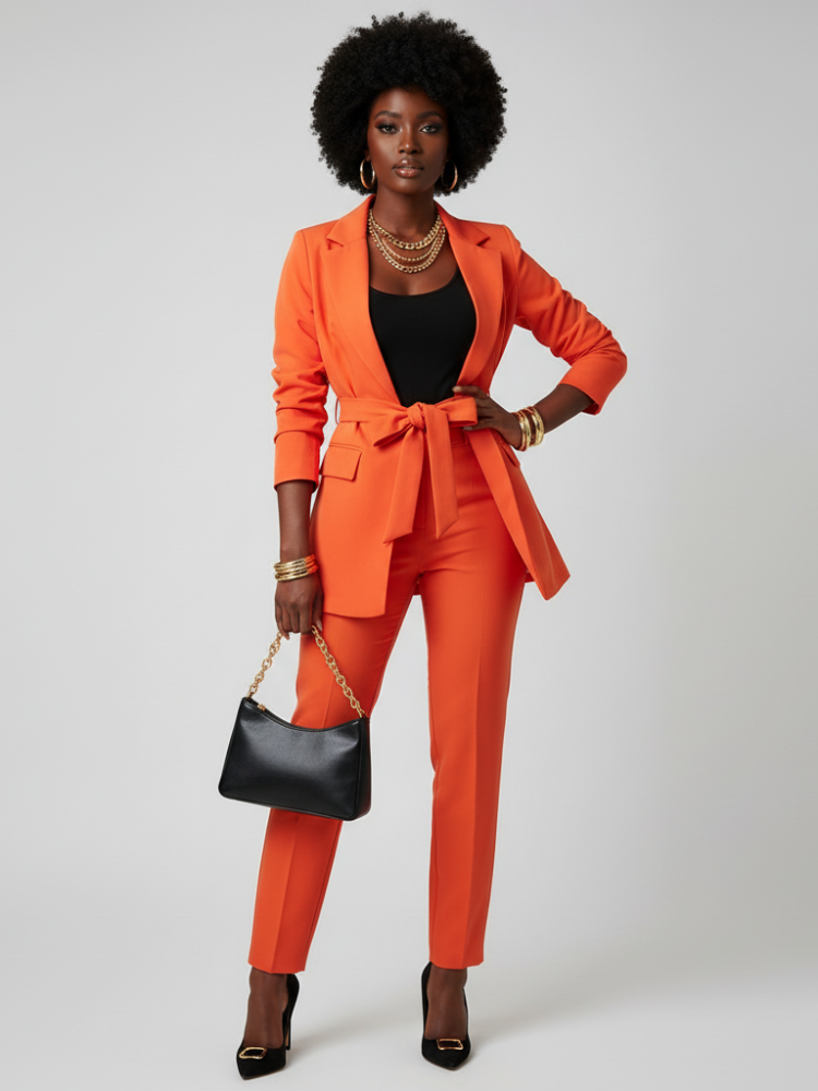 Blazer Tie-Waist, Tribeca | Women - BYMANYC ® New York
