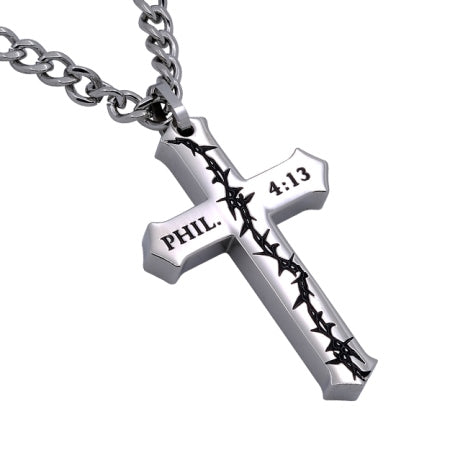 Crucified Cross Necklace