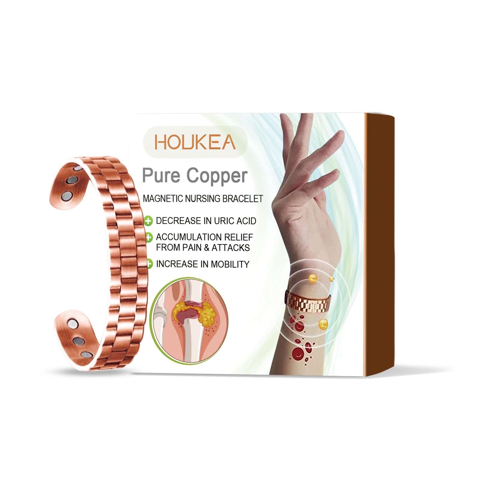 Men's Bracelet Men's Body Comfort Lightweight Gentle Care Personality Stylish Decoration Portable Bracelet