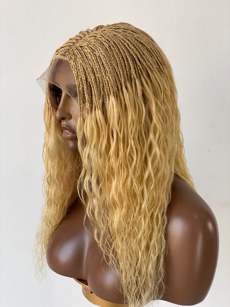 100% Human Hair Deep Wave Wig "HD Full Lace" (Blondiva)