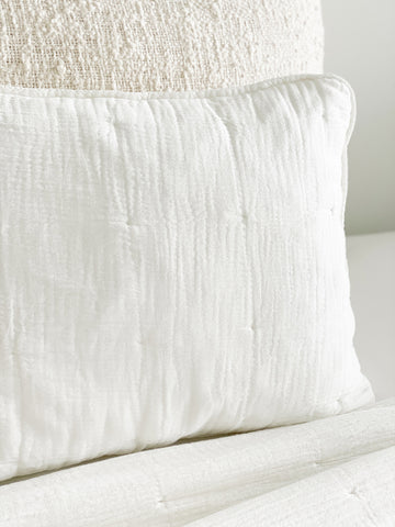 Easy Cotton Gauze Quilt & Pillow Set