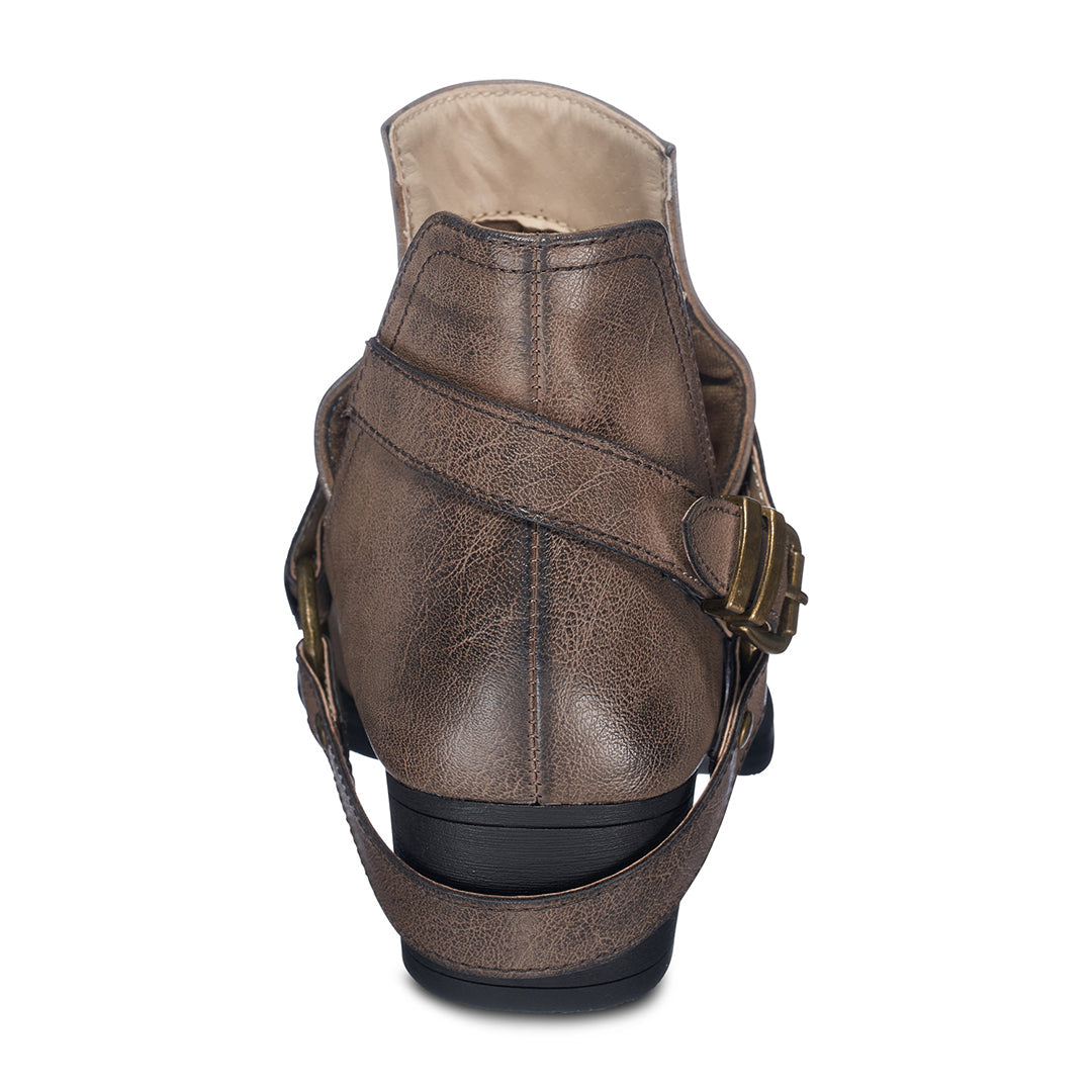 Elisa Taupe Ankle Booties