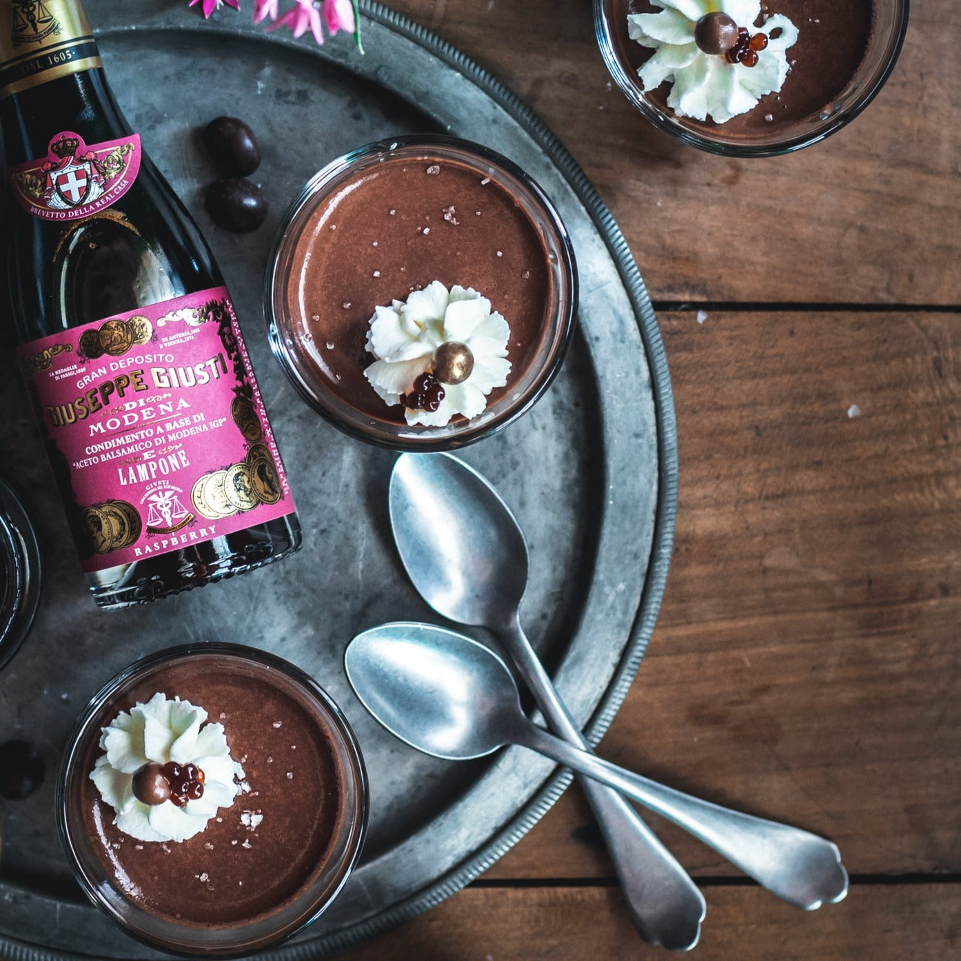 Condiment with Balsamic Vinegar of Modena and Raspberry