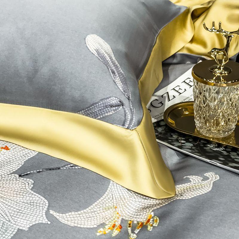 Orquidea Clara Duvet Cover Set (Eucalyptus Lyocell)