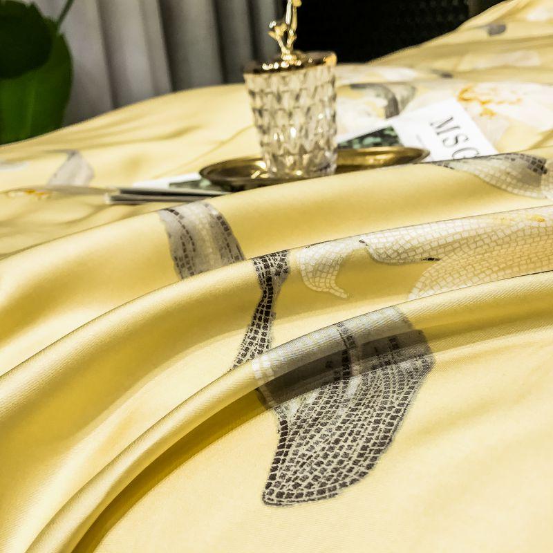 Orquidea Amarilla Duvet Cover Set (Egyptian Cotton)