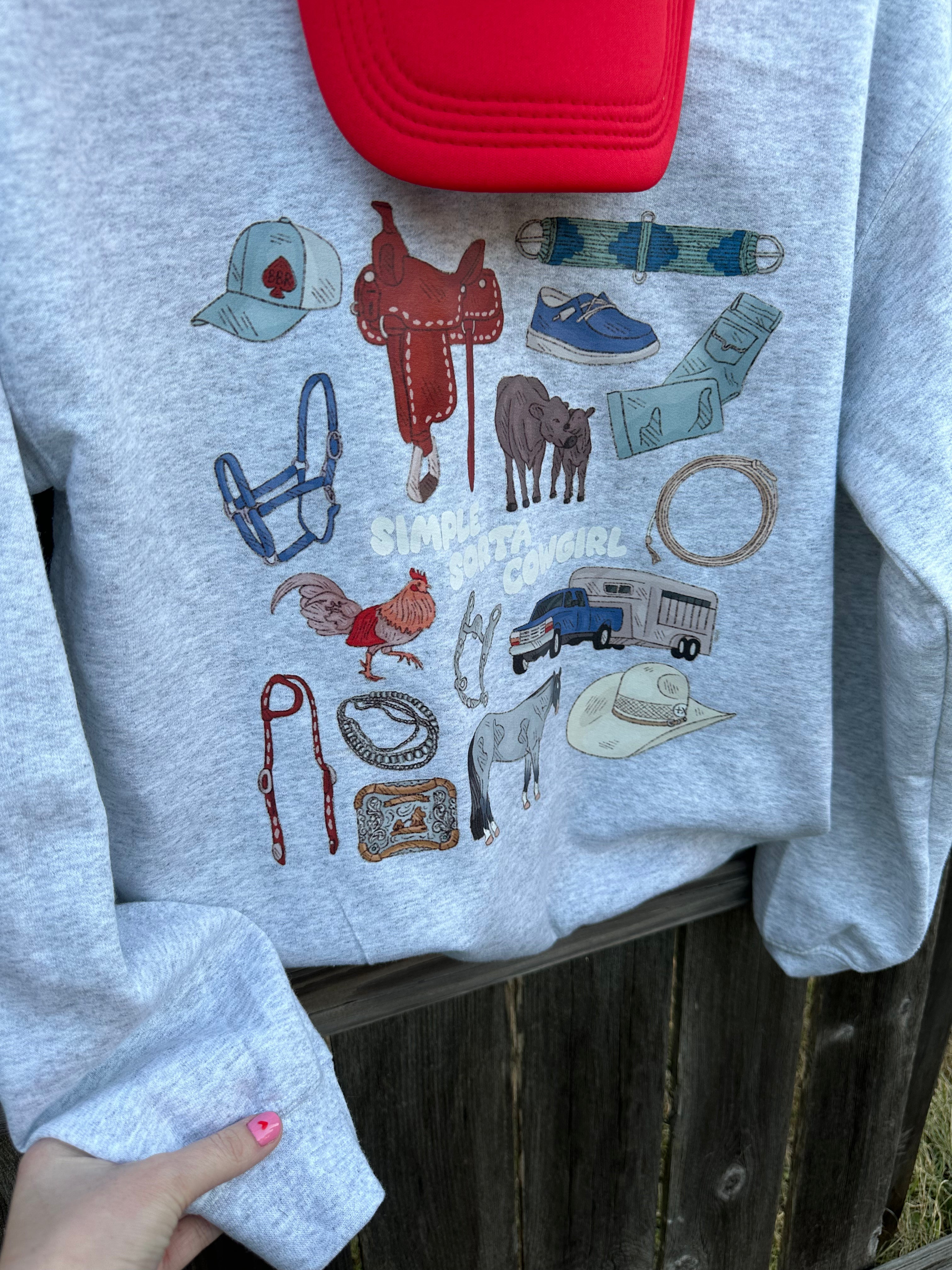 Simple Sorta Cowgirl Graphic