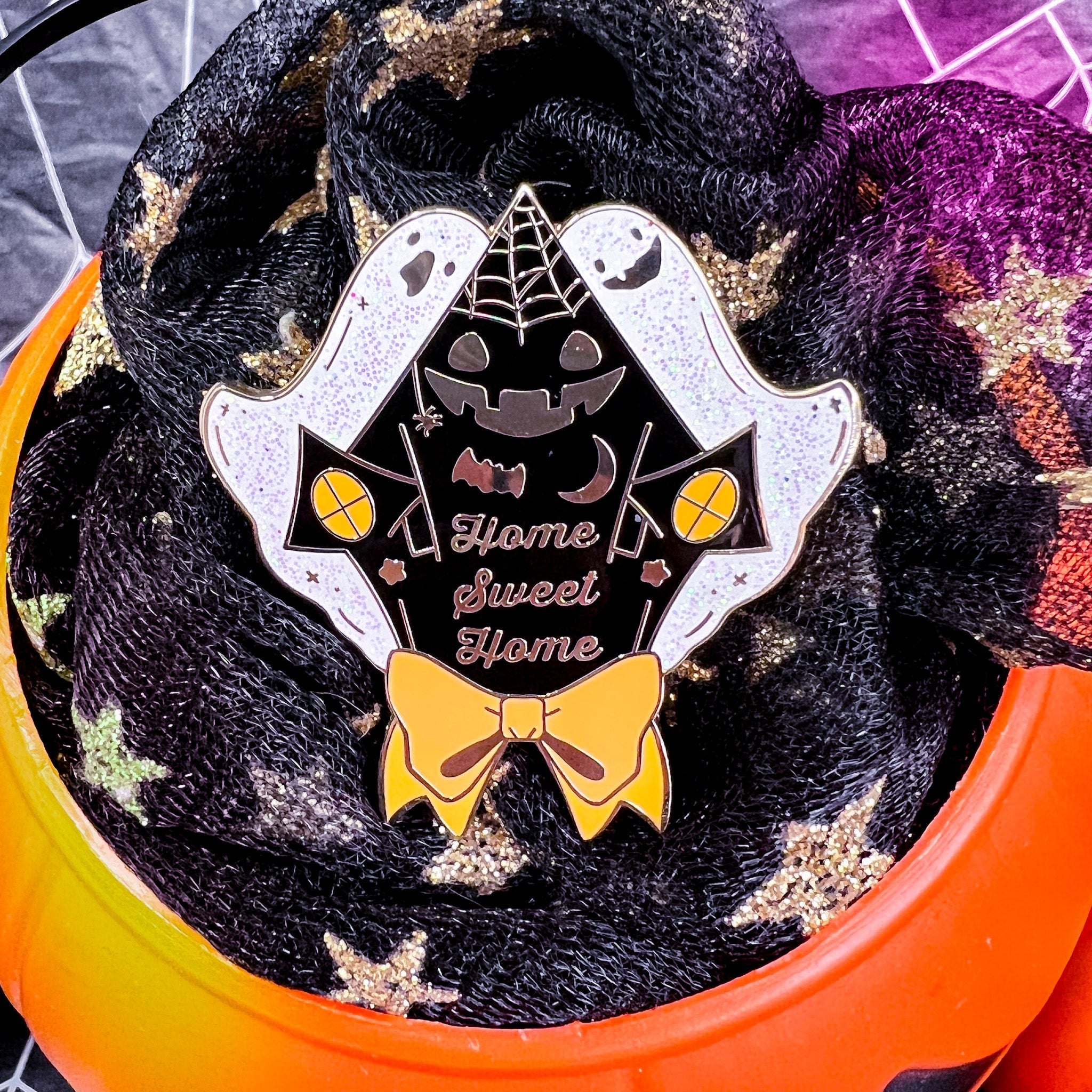 Haunted House Hard Enamel Pin