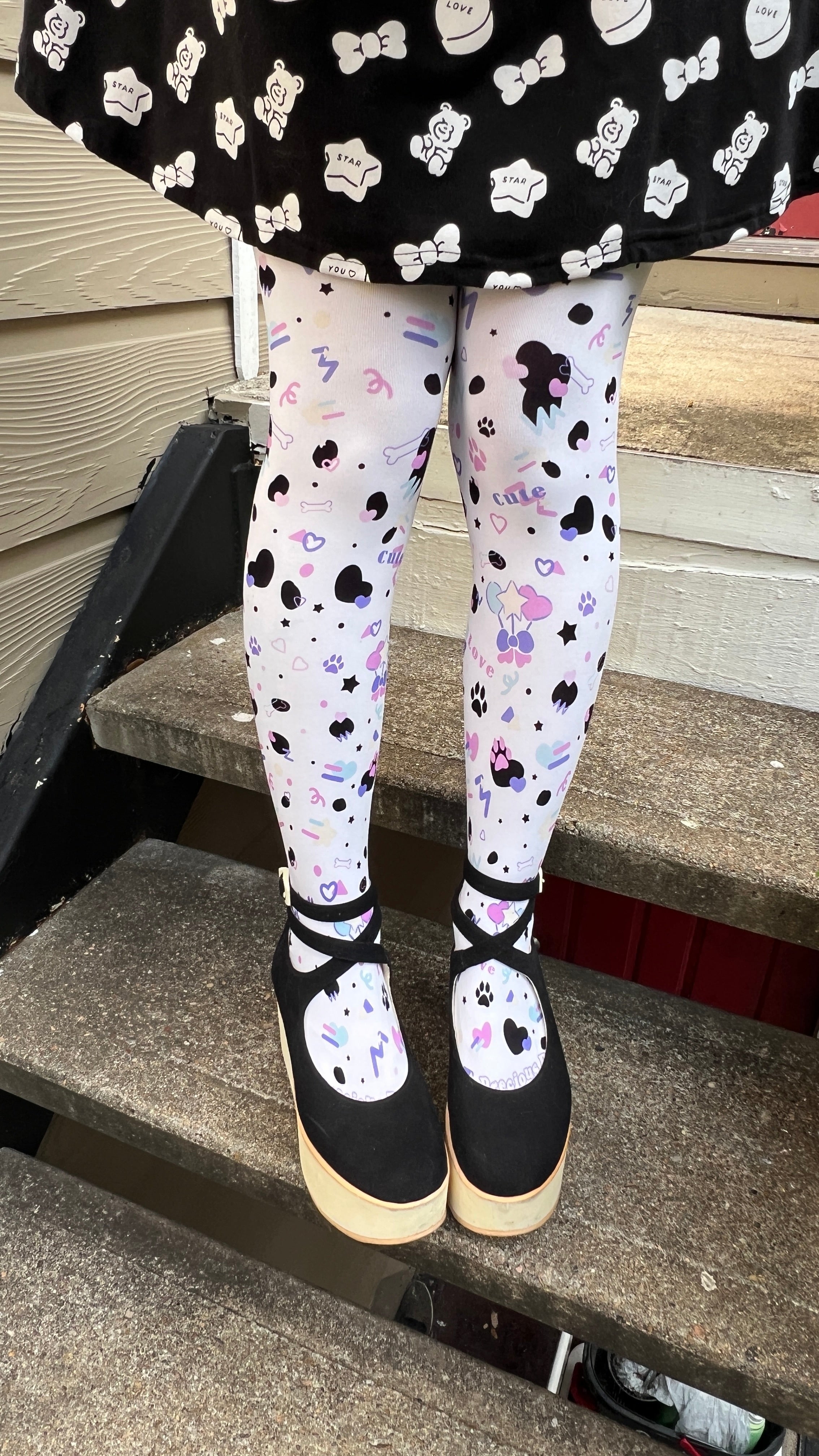 Dottie Dalmatian Unisex Tights
