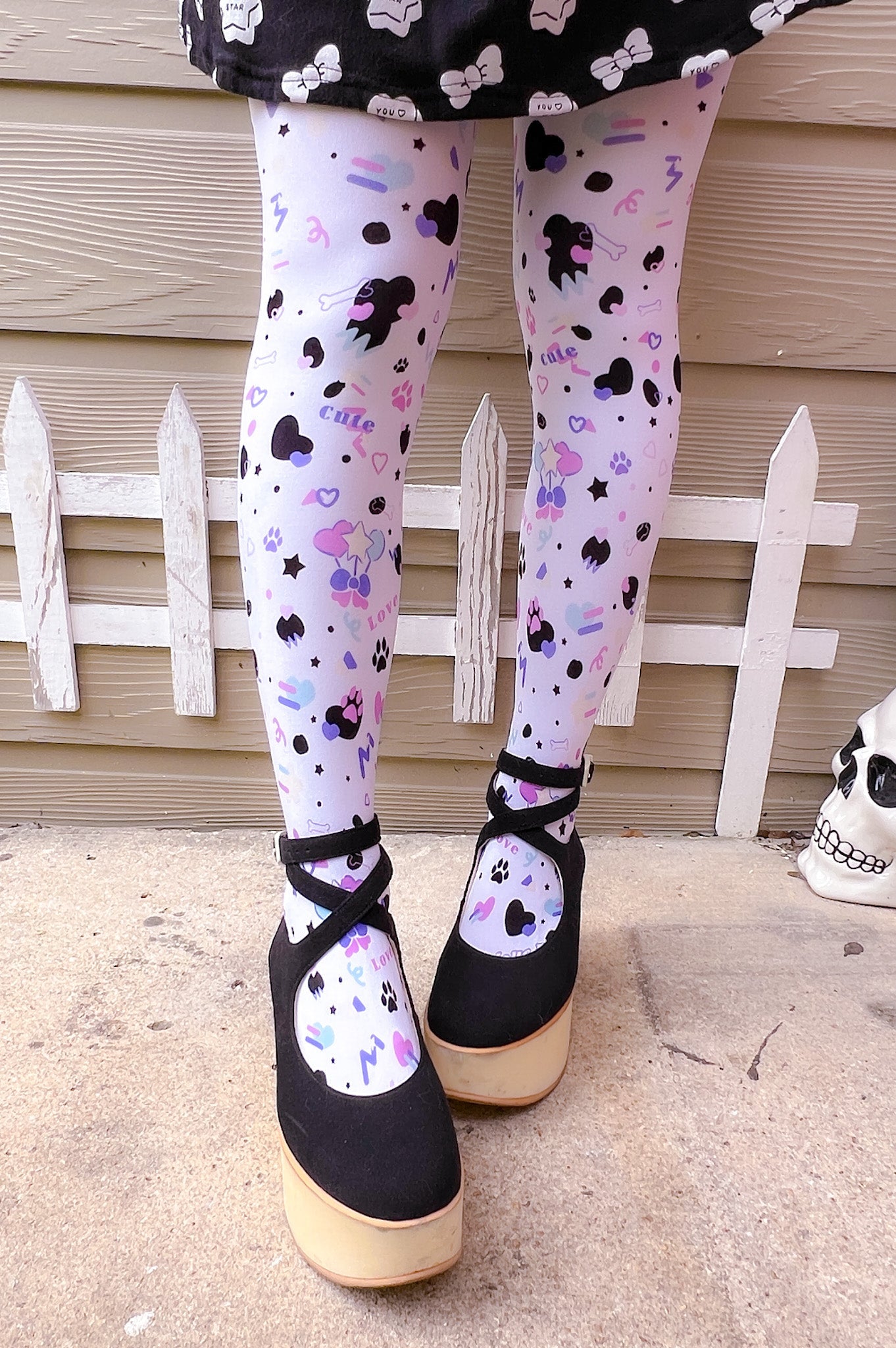 Dottie Dalmatian Unisex Tights