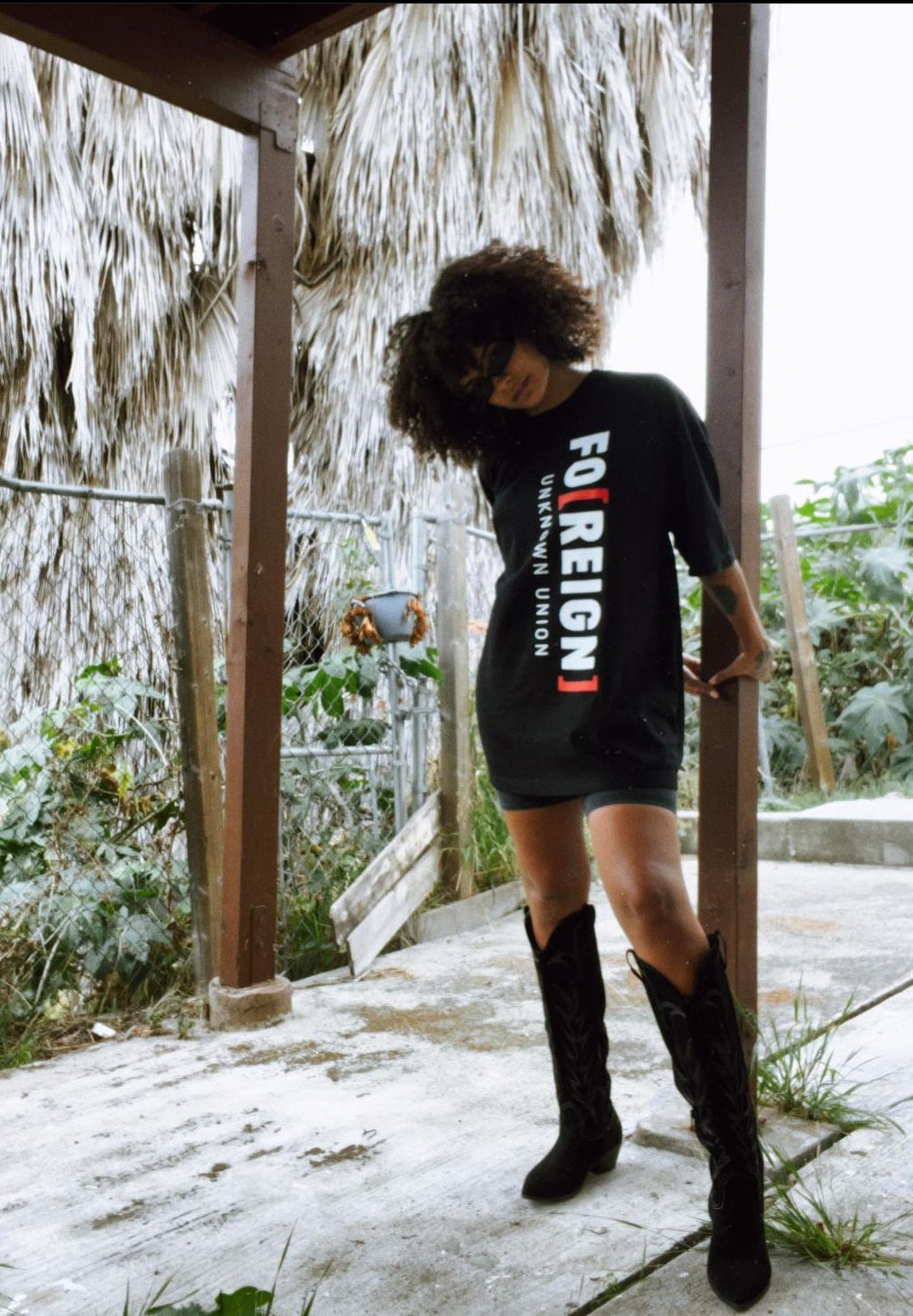 FO[REIGN] JP Oversized Tee Black