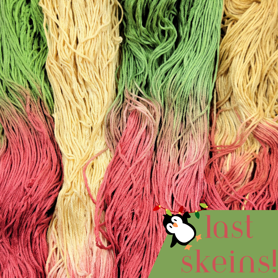 ** Last Skeins ** Christmas Lights - Flower Silk Special Edition Colorway