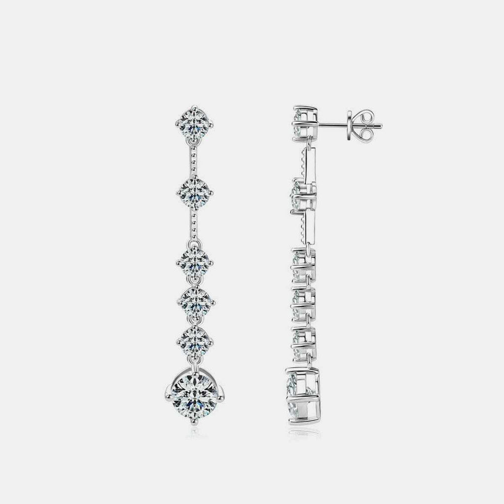 Trendsi just arrived - Luxurious Moissanite Silver Earrings