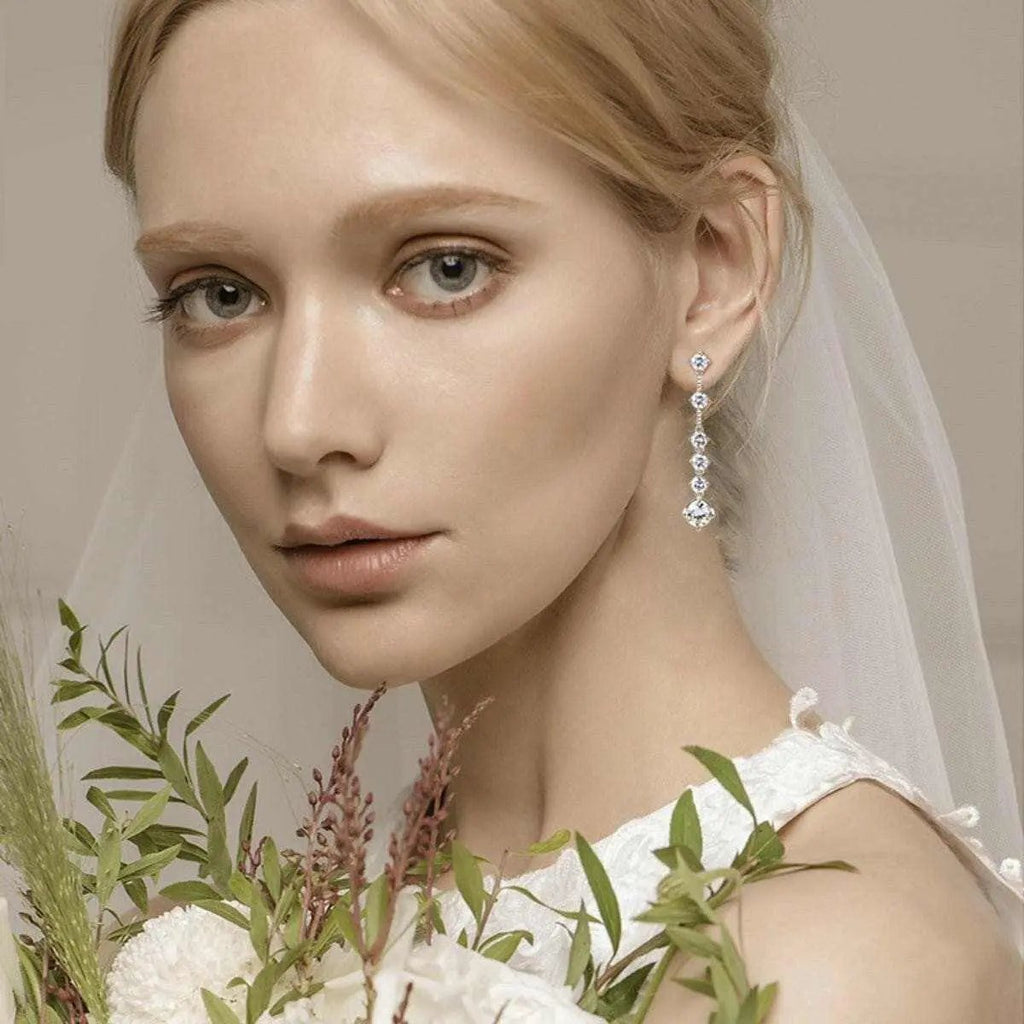 Trendsi just arrived - Luxurious Moissanite Silver Earrings