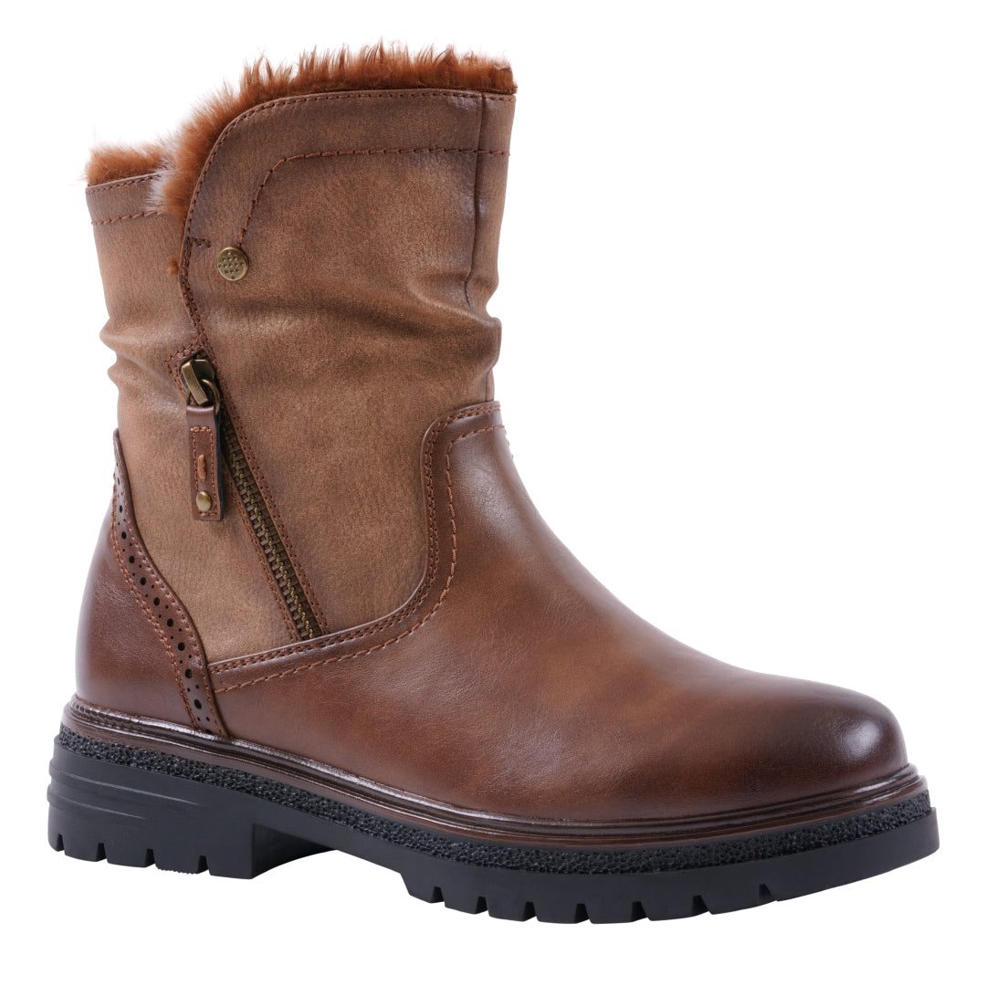 Women's Martin Cognac Bootie