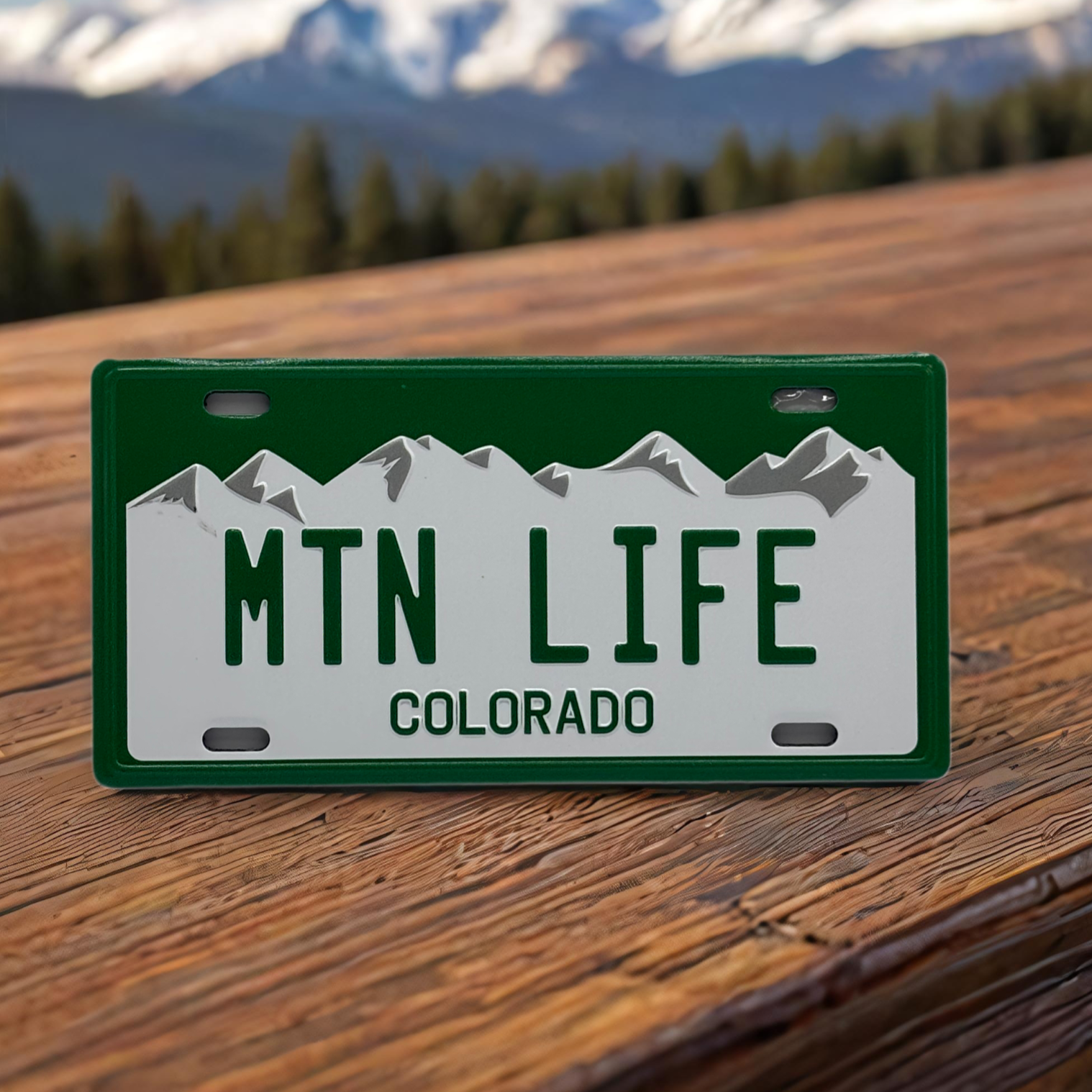 MTN LIFE - Colorado License Plate Magnet