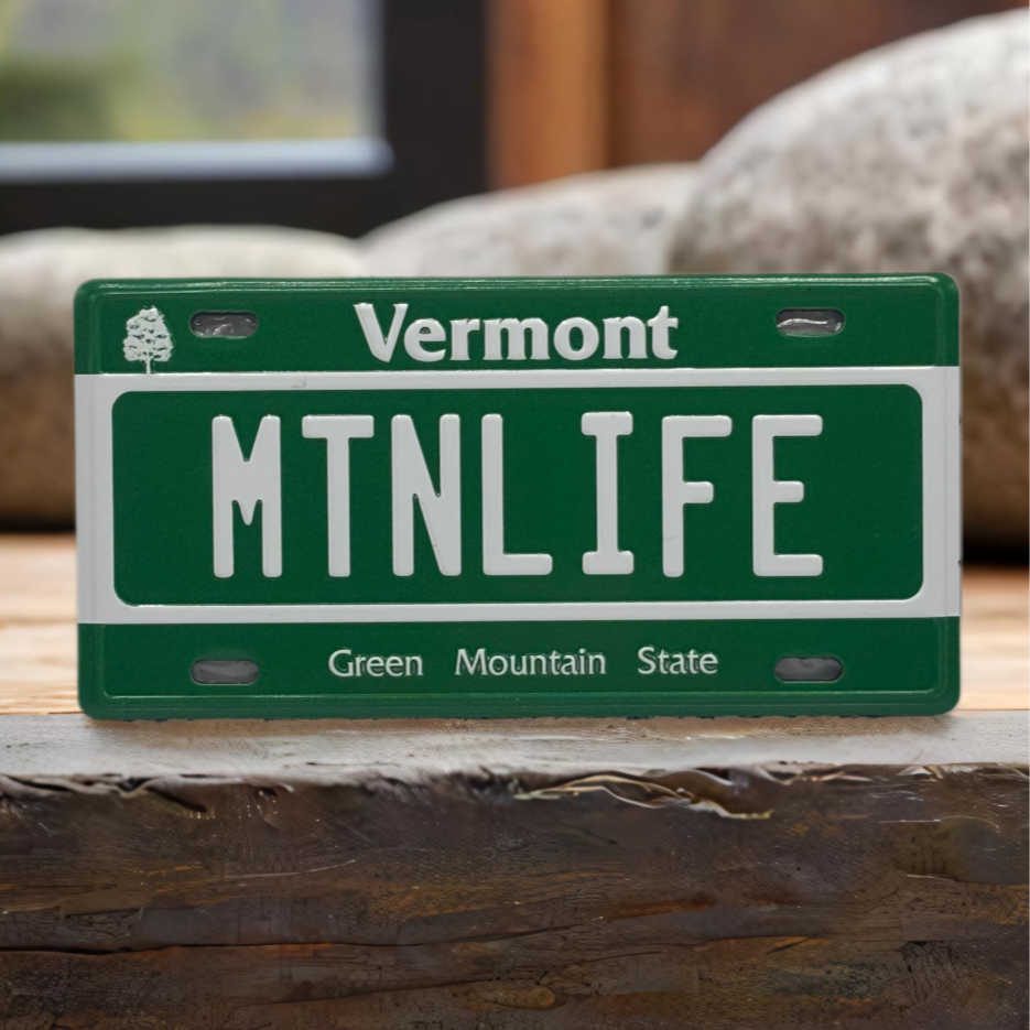 MTN LIFE - Vermont License Plate Magnet