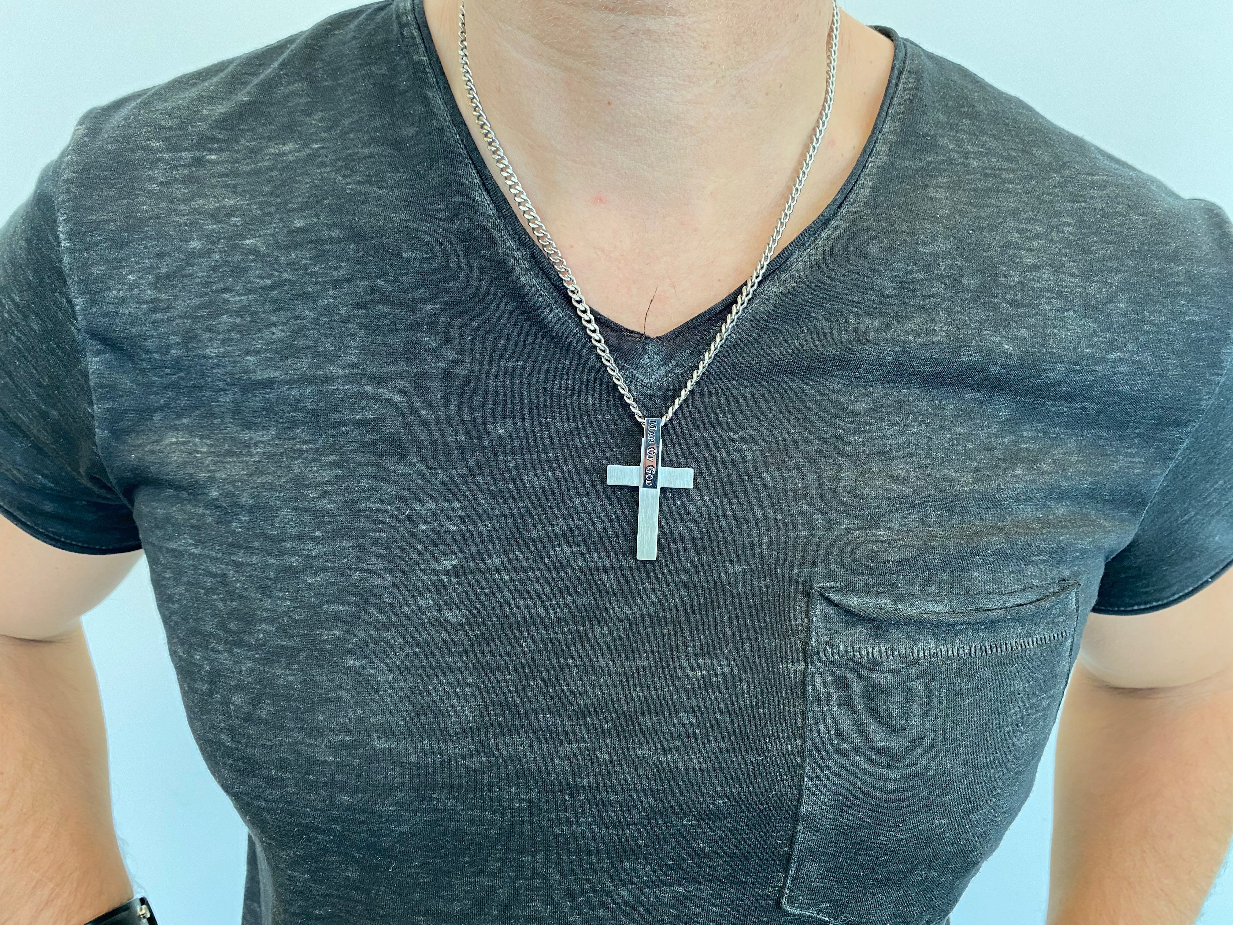 I.D. Cross Necklace