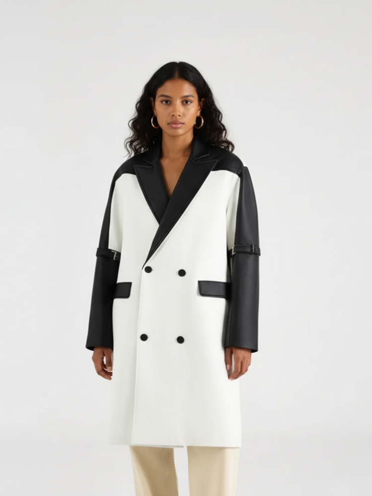 PU Leather Trench, Hudson Yards | Women - BYMANYC ® New York