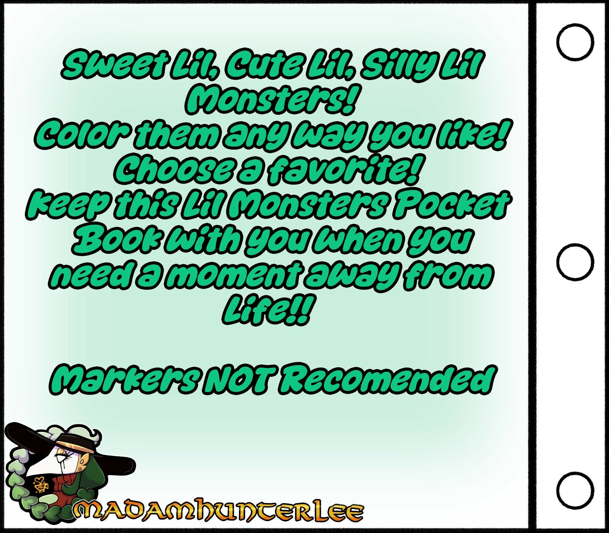 LiL Monster Coloring Book