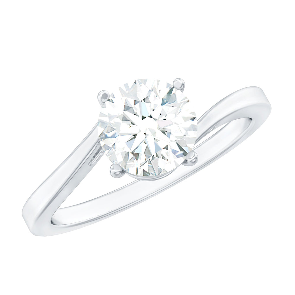 1 Carat Lab Grown Diamond Bypass Engagement Ring