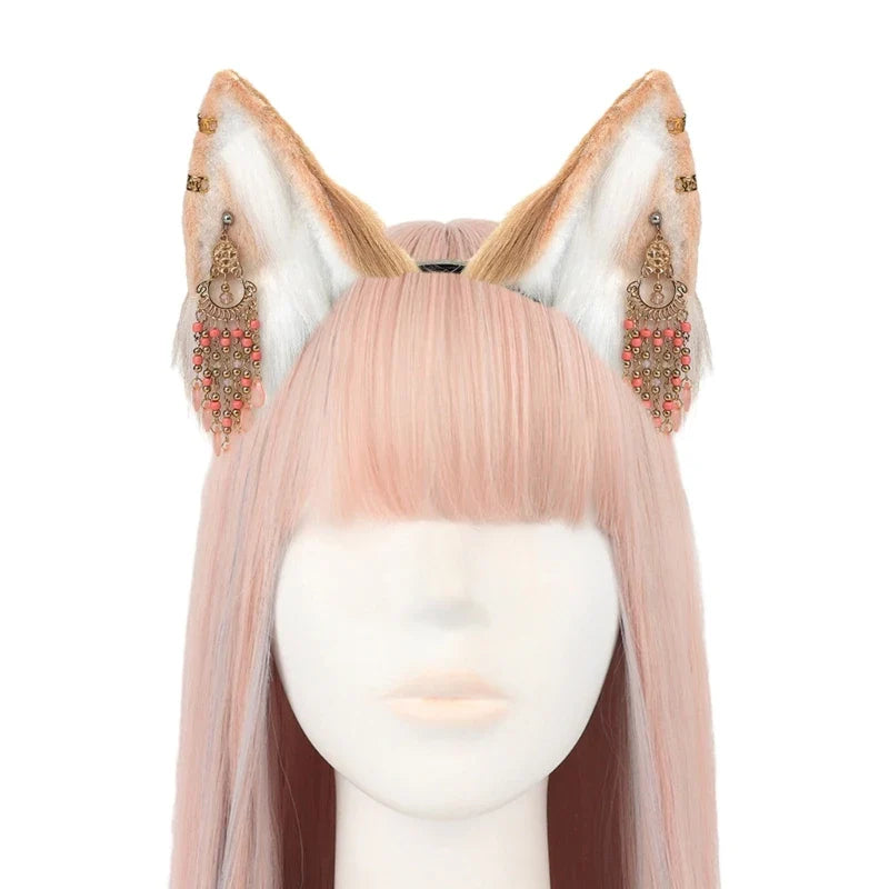 Decorative Fox Ears Headband (Colors)