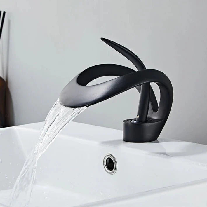 The Versailles Single-Hole, Single-Handle Luxury Waterfall Bathroom Faucet