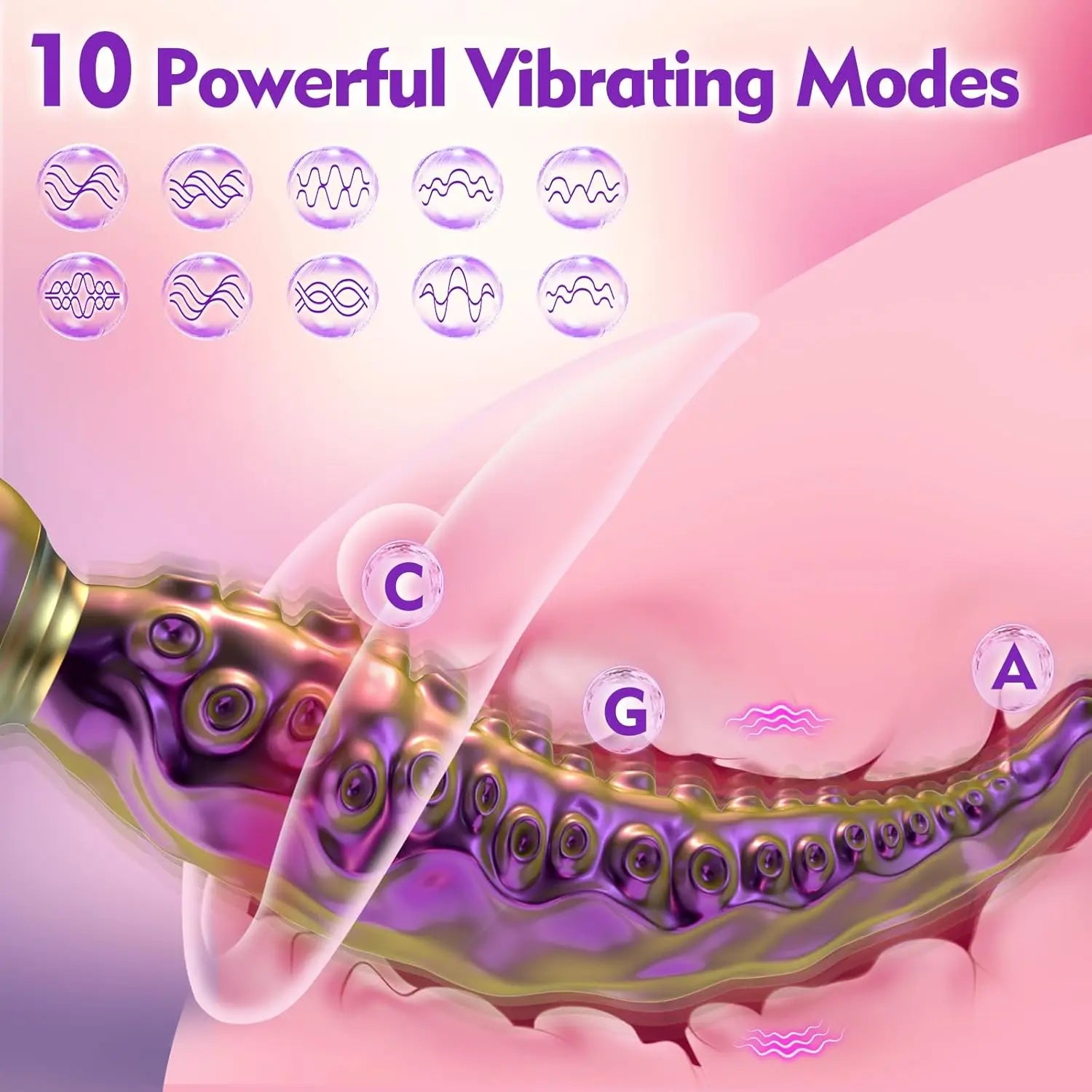 Deep Sea Thrill – 10-Mode Octopus G-Spot Vibrator